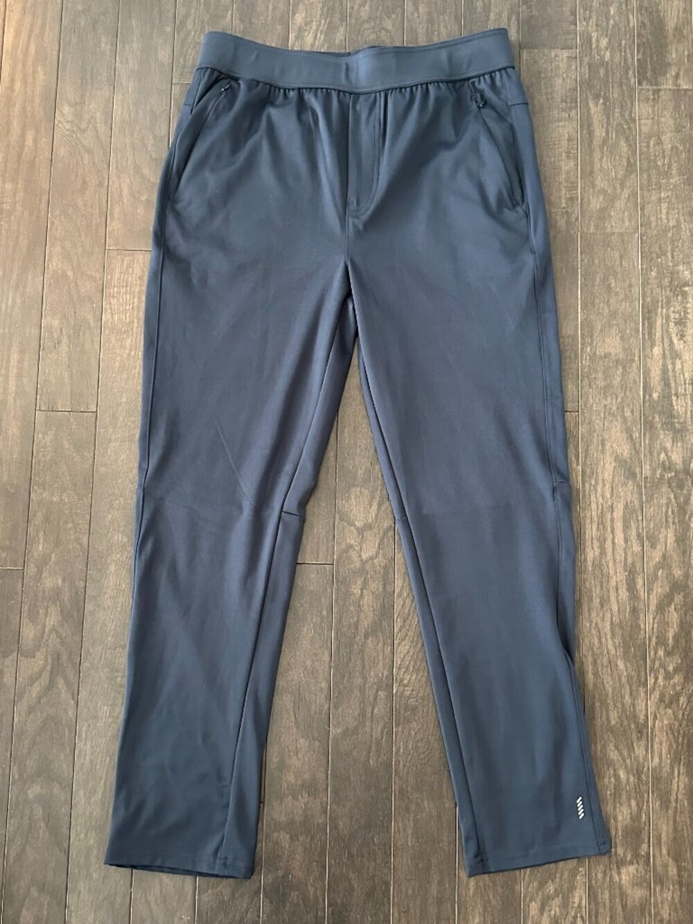 Balance Collection Joggers Mens Medium Navy Blue Drawstring Waist Track Pants